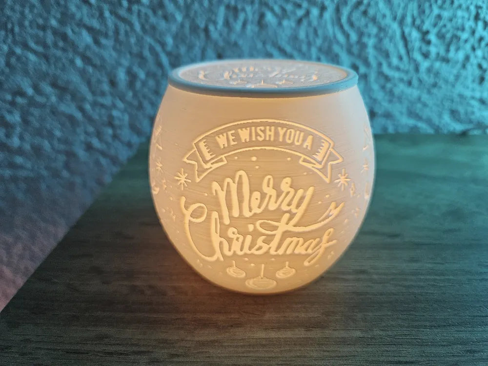 ✨ Jule Lysdekoration – “Merry Christmas” ✨