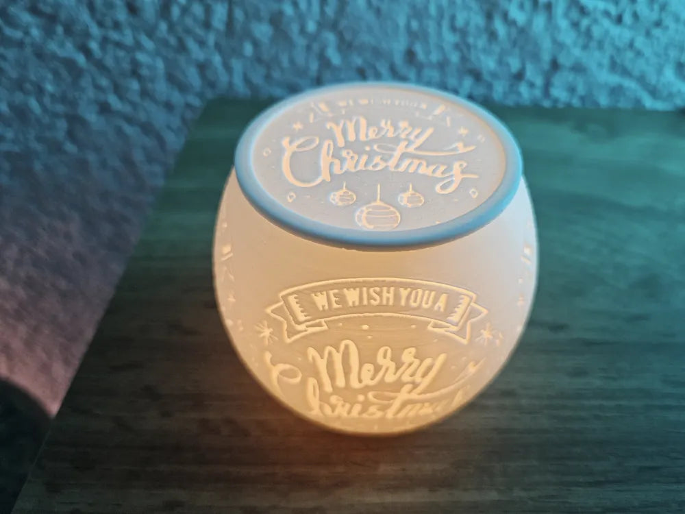 ✨ Jule Lysdekoration – “Merry Christmas” ✨