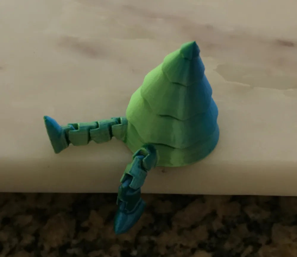 Juletræ med Bevægelige Ben