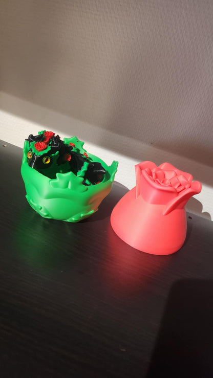 Rose drage inkl. æg