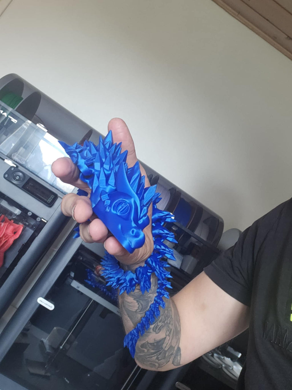 🟦✨ Krystal Drage – Flexibel, detaljeret og super flot ✨🟦