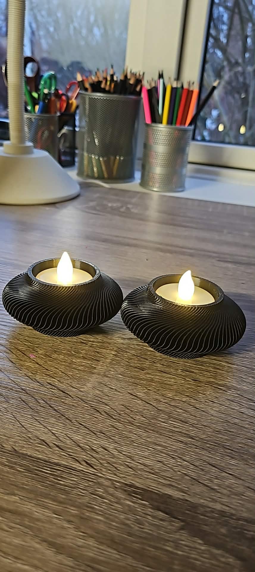 Fyrfadsstage sæt 2 stk