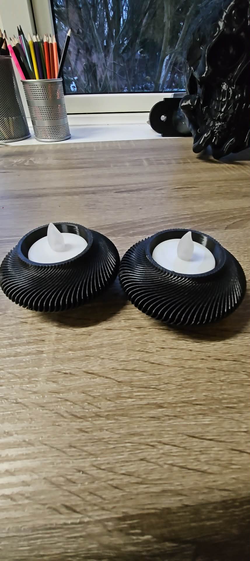 Fyrfadsstage sæt 2 stk